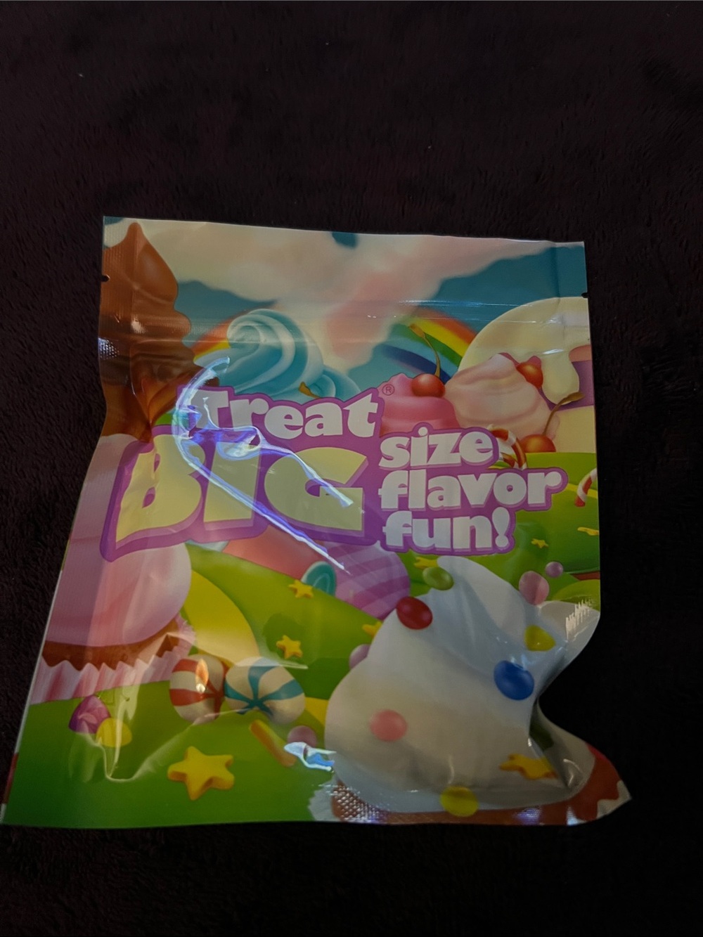 Treat Beauty jumbo lip balm in flavor Snow Cone New